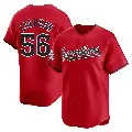 Youth No.56 Kole Calhoun Cleveland Guardians Red Limited Alternate Jersey