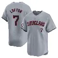 Youth No.7 Kenny Lofton Cleveland Guardians Gray Limited Road Jersey