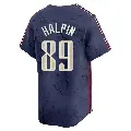 Youth No.89 Petey Halpin Cleveland Guardians Navy Limited 2024 City Connect Jersey