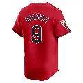 Youth No.9 Carlos Baerga Cleveland Guardians Red Limited Alternate Jersey